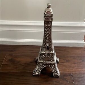 Silver Eiffel Tower Figurine